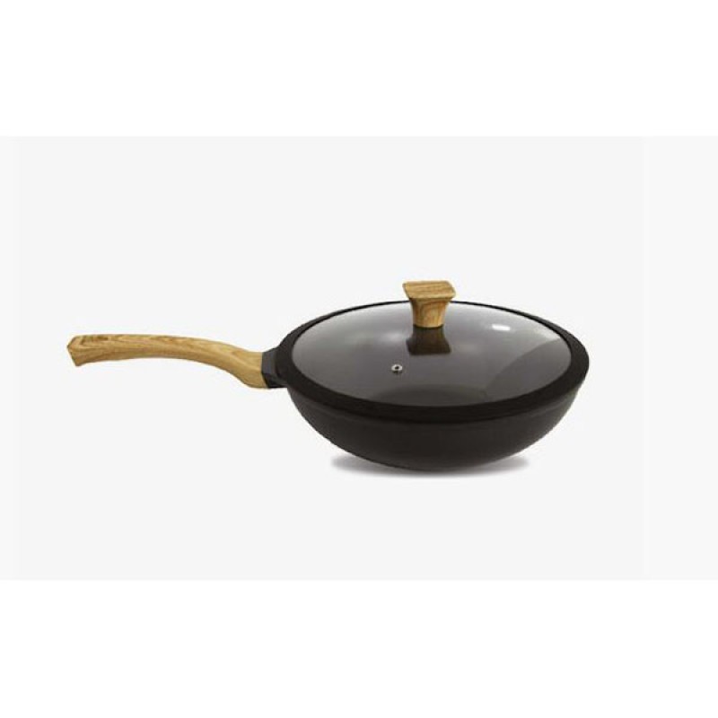 Gruppe Cookin KTCG30 Αντικολλητικό Wok Με Καπάκι 30cm 