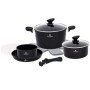 HomeVero 13pcs Carbon Steel Cookware Set Black HV-1013B
