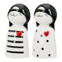 Figure Cat Porcelain White 2 Assorted 6X5X12Cm 6X5X12Cm