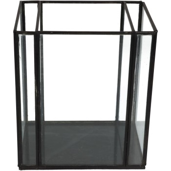 Κηροπήγιο ArteLibre Μαύρο Μέταλλο 18x13x21cm Κηροπήγιο ArteLibre Μαύρο Μέταλλο 18x13x21cm
