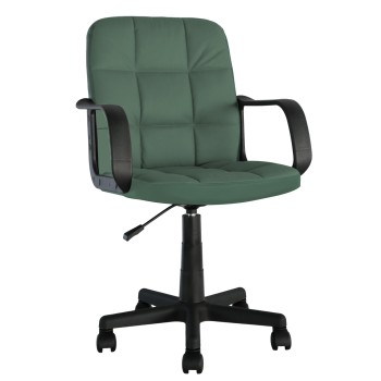 Καρέκλα Γραφείου ArteLibre ASPIS Πράσινο Ύφασμα/PVC 55.5x56.5x85-96.5cm Καρέκλα Γραφείου ArteLibre ASPIS Πράσινο Ύφασμα/PVC 55.5x56.5x85-96.5cm