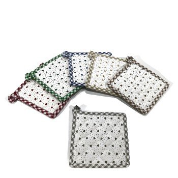 Πιάστρα 17x17cm Με Καρδιές Σε 6 Σχέδια