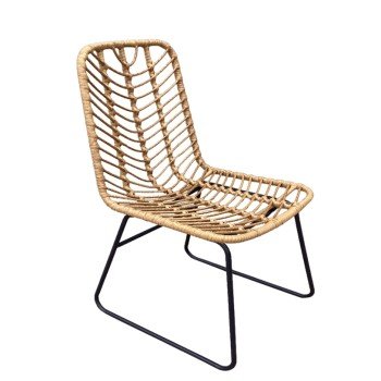 Καρέκλα Κήπου ArteLibre OSASCO Φυσικό/Μαύρο Μέταλλο/Rattan 63x47x87cm Καρέκλα Κήπου ArteLibre OSASCO Φυσικό/Μαύρο Μέταλλο/Rattan 63x47x87cm