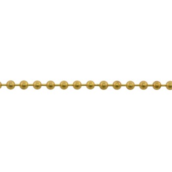 Αλυσίδα Μπίλιας Μπρούτζινη Γυαλιστερή Φ3.2mm 1m