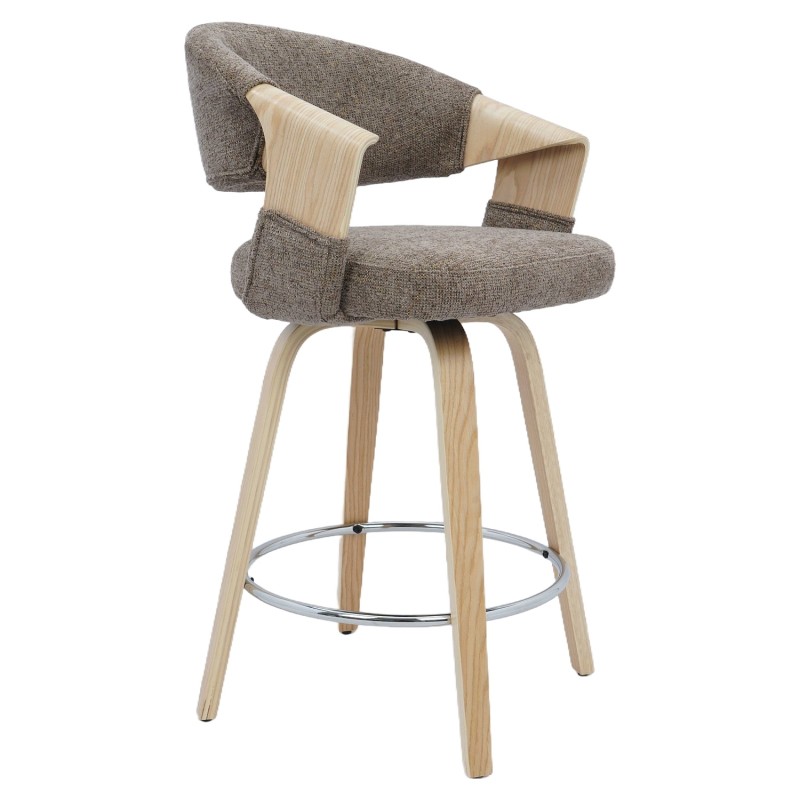 Σκαμπό Bar ArteLibre VIONARA Ταμπά/Φυσικό 55x52.5x95cm Σκαμπό Bar ArteLibre VIONARA Ταμπά/Φυσικό 55x52.5x95cm