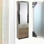 Καθρέπτης Ξύλο/Γυαλί  34x114cm Σε 4 Αποχρώσεις