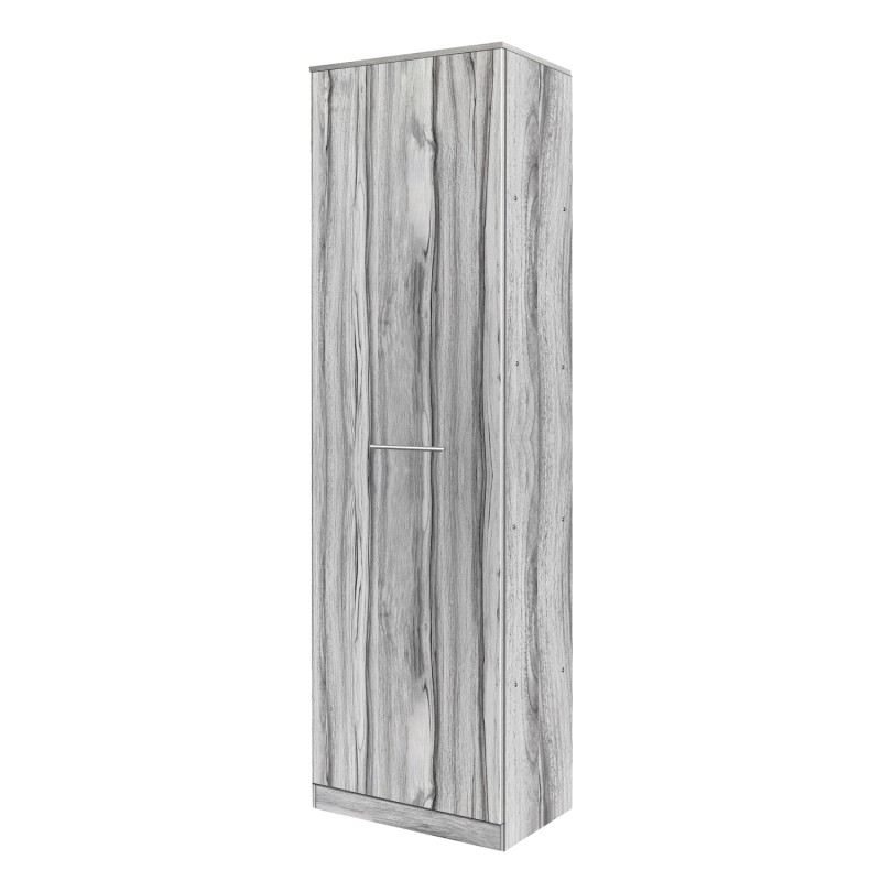 Ντουλάπα ArteLibre MARGRETE Γκρι Μοριοσανίδα 48x40x180cm Ντουλάπα ArteLibre MARGRETE Γκρι Μοριοσανίδα 48x40x180cm