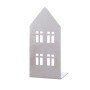 Κηροπήγιο Σπιτάκι 'Casita' Ατσάλι Ασημί 7x9.5x20cm