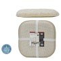 Μαξιλάρι Καρέκλας Memory Foam Ιβουάρ 40x40cm Σετ 2Τμχ