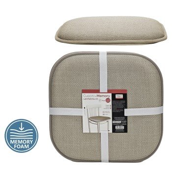 Μαξιλάρι Καρέκλας Memory Foam Τόρτορα 40x40cm Σετ 2Τμχ