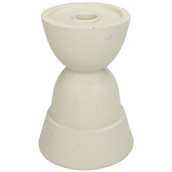Κηροπήγιο ArteLibre Στολίδι Ιβουάρ Polyresin 11x11x15cm Κηροπήγιο ArteLibre Στολίδι Ιβουάρ Polyresin 11x11x15cm