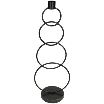 Κηροπήγιο ArteLibre Μαύρο Μέταλλο 13x8.5x35cm Κηροπήγιο ArteLibre Μαύρο Μέταλλο 13x8.5x35cm