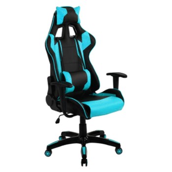 Πολυθρόνα Γραφείου ArteLibre Gaming ΚΥΛΛΗΝΗ Μπλε/Μαύρο PVC 66x67x127-135cm Πολυθρόνα Γραφείου ArteLibre Gaming ΚΥΛΛΗΝΗ Μπλε/Μαύρο PVC 66x67x127-135cm