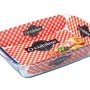 Ταψί Πυρέξ Ορθογώνιο 3.6lt Διάφανο Γυαλί 39x24x6.5cm
