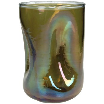 Κηροπήγιο ArteLibre Καφέ Γυαλί 14x14x20cm Κηροπήγιο ArteLibre Καφέ Γυαλί 14x14x20cm