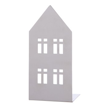 Κηροπήγιο Σπιτάκι 'Casita' Ατσάλι Ασημί 8x11.5x25cm Κηροπήγιο Σπιτάκι 'Casita' Ατσάλι Ασημί 8x11.5x25cm