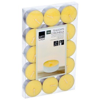 Κεριά Ρεσώ Citronella Tealight 15Τμχ ARTI CASA Κεριά Ρεσώ Citronella Tealight 15Τμχ ARTI CASA
