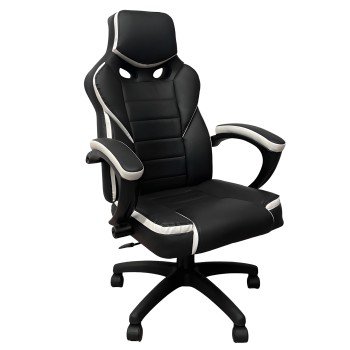 Καρέκλα Γραφείου ArteLibre Gaming ΚΛΕΟΝΙΚΗ Μαύρο/Λευκό 65x72x118-126cm Καρέκλα Γραφείου ArteLibre Gaming ΚΛΕΟΝΙΚΗ Μαύρο/Λευκό 65x72x118-126cm