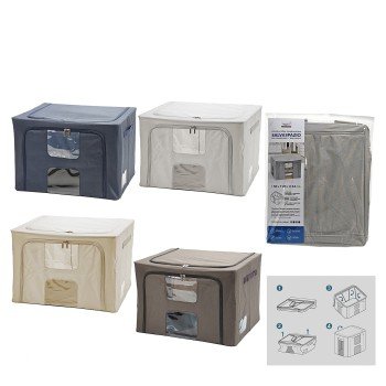 Κουτί Αποθήκευσης Με Παράθυρο 72L 50x40x34cm Σε 4 Χρώματα Κουτί Αποθήκευσης Με Παράθυρο 72L 50x40x34cm Σε 4 Χρώματα