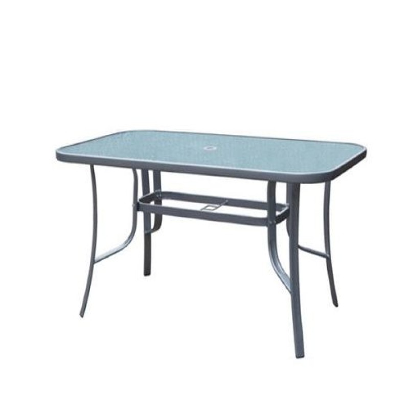 Τραπέζι Μεταλλικό ArteLibre SUN Γκρι 120x70x70cm Τραπέζι Μεταλλικό ArteLibre SUN Γκρι 120x70x70cm