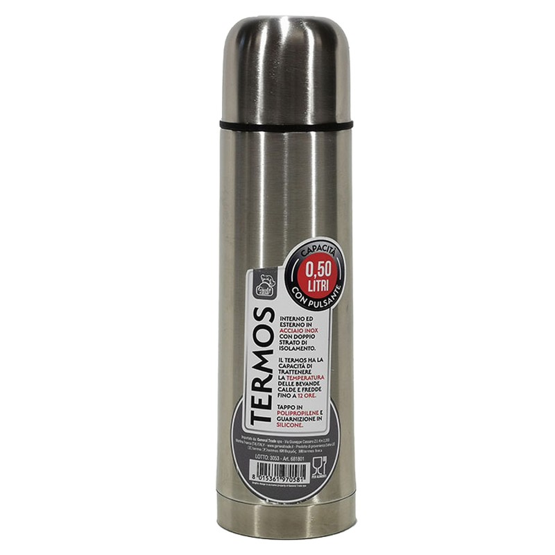 Θερμός Ανοξείδωτο Ατσάλι 500ml Θερμός Ανοξείδωτο Ατσάλι 500ml