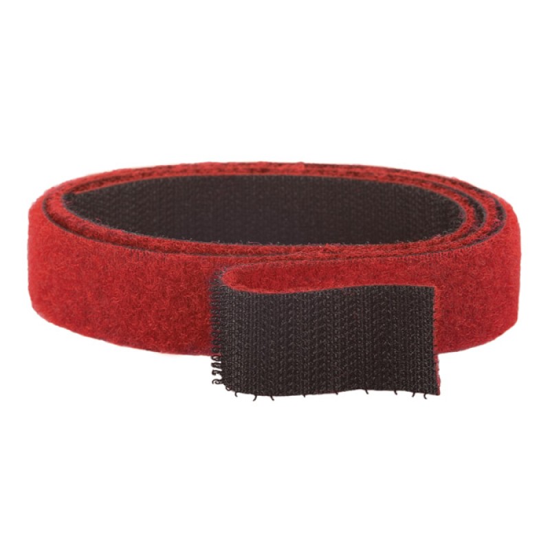 Δεματικό Hook+Loop Κόκκινο/Μαύρο 60cmx20mm