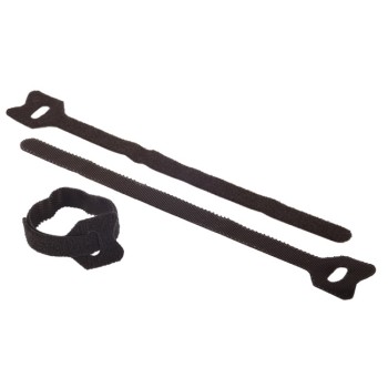 Δεματικό Hook+Loop Μαύρο 15cm 8mm 6Τμχ