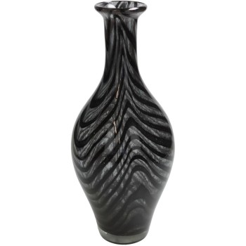 Βάζο ArteLibre Μαύρο Γυαλί 14x14x32.5cm