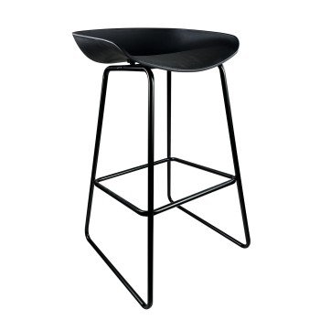 Σκαμπό Bar ArteLibre VICTORY Μαύρο PP/Μέταλλο 43x42x85cm Σκαμπό Bar ArteLibre VICTORY Μαύρο PP/Μέταλλο 43x42x85cm