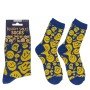 Κάλτσες Χαμόγελα Κίτρινο/Μπλε 70% Βαμβάκι/25% Polyester/5% Ελαστάνη Μέγεθος 36-42