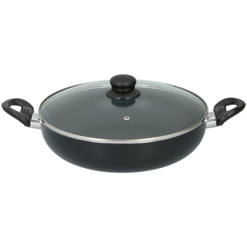 Τηγάνι με Γυάλινο Καπάκι D28cm ALPINA