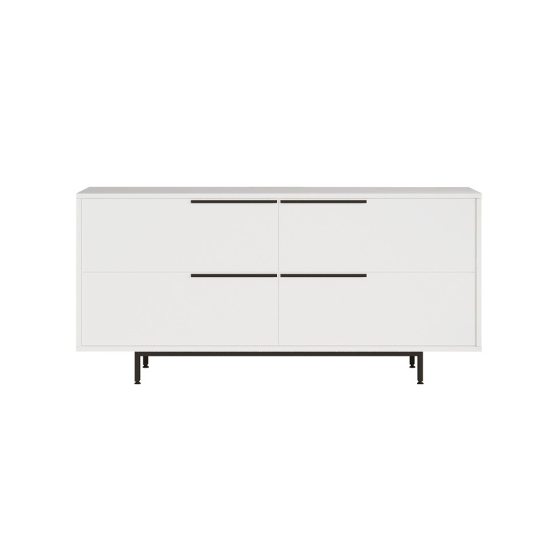 Μπουφές ArteLibre CARTMEL Λευκό Μοριοσανίδα/Μέταλλο 44.5x160x74.3cm Μπουφές ArteLibre CARTMEL Λευκό Μοριοσανίδα/Μέταλλο 44.5x160x74.3cm