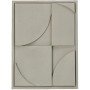 Διακοσμητικό Τοίχου ArteLibre Μπεζ Polyresin 29.5x3.5x39.5cm