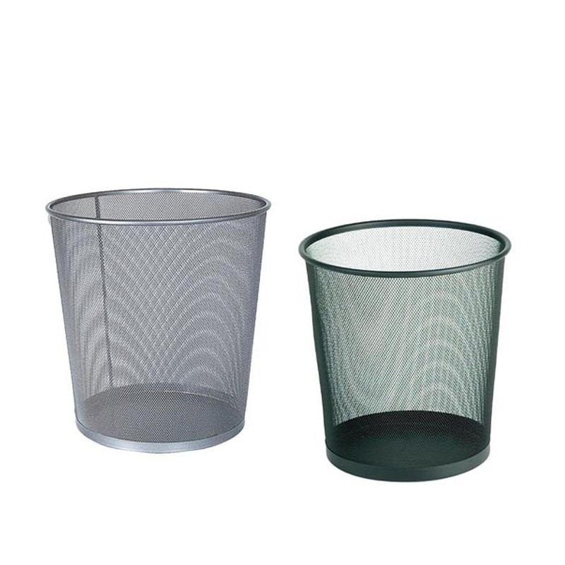 Καλάθι Γραφείου Μέταλλο Φ27x30cm Σε 2 Χρώματα