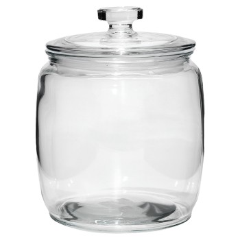 Βάζο Με Καπάκι Διάφανο Ερμητικό 390cl Φ18x25cm