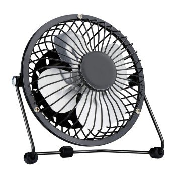 Επιτραπέζιος Ανεμιστήρας USB Μαύρο 13cm LIFETIME AIR
