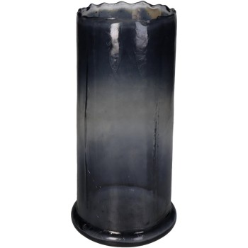 Κηροπήγιο ArteLibre Γκρι Γυαλί 15.5x15.5x30.5cm Κηροπήγιο ArteLibre Γκρι Γυαλί 15.5x15.5x30.5cm