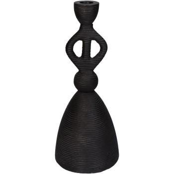 Κηροπήγιο ArteLibre Μαύρο Αλουμίνιο 11.5x11.5x27cm Κηροπήγιο ArteLibre Μαύρο Αλουμίνιο 11.5x11.5x27cm