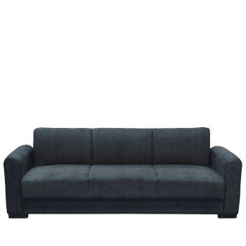 Καναπές Κρεβάτι Τριθέσιος ArteLibre HOMER Ανθρακί 226x78x78cm