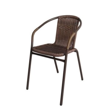 Πολυθρόνα ArteLibre Rattan Mercury Καφέ 54x61x73cm Πολυθρόνα ArteLibre Rattan Mercury Καφέ 54x61x73cm