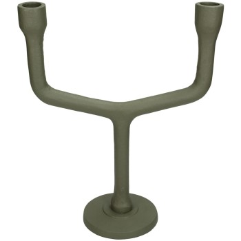 Κηροπήγιο ArteLibre Πράσινο Αλουμίνιο 23.5x10x28.5cm Κηροπήγιο ArteLibre Πράσινο Αλουμίνιο 23.5x10x28.5cm