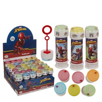 Παιχνίδι Σαπουνόφουσκες Spiderman Με Παζλ Στο Καπάκι 60ml Πλαστικό