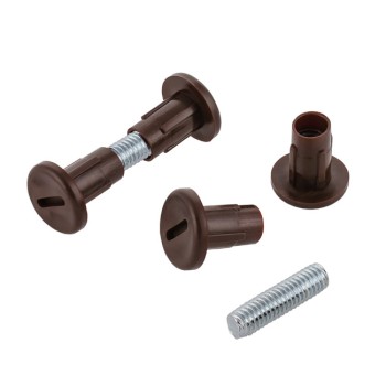 Βίδα Σύνδεσης M6x30-39mm Ατσάλι/Πλαστικό Καφέ