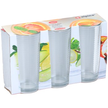 Ποτήρια Ποτού 270ml 3Τμχ ALPINA