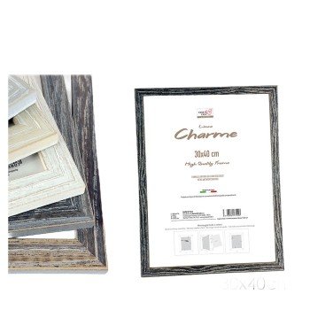 Κορνίζα Μαύρο Ξύλο 30x40cm Σε 5 Χρώματα