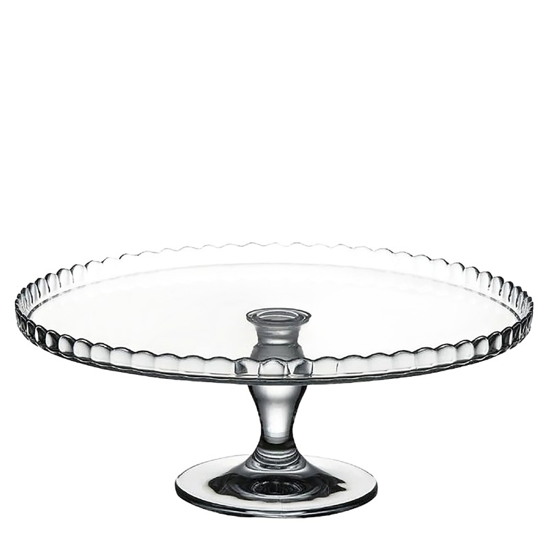 Βάση Γλυκού Διάφανο Γυαλί Φ32cm