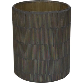 Κηροπήγιο ArteLibre Πολύχρωμο Γυαλί 10x10x13cm Κηροπήγιο ArteLibre Πολύχρωμο Γυαλί 10x10x13cm