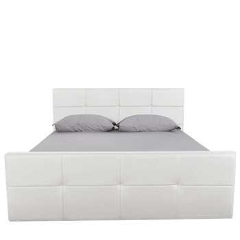 Κρεβάτι ArteLibre ANEMONE Λευκό PU Με Αποθηκευτικό Χώρο 217.5x170.5x100cm (Στρώμα 160x200cm) Κρεβάτι ArteLibre ANEMONE Λευκό PU Με Αποθηκευτικό Χώρο 217.5x170.5x100cm (Στρώμα 160x200cm)