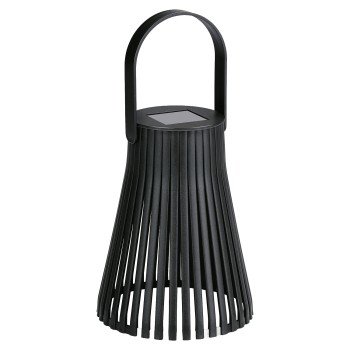 Ηλιακό Φανάρι Ηλιακό Μαύρο Φ11x14-21cm ARTI CASA