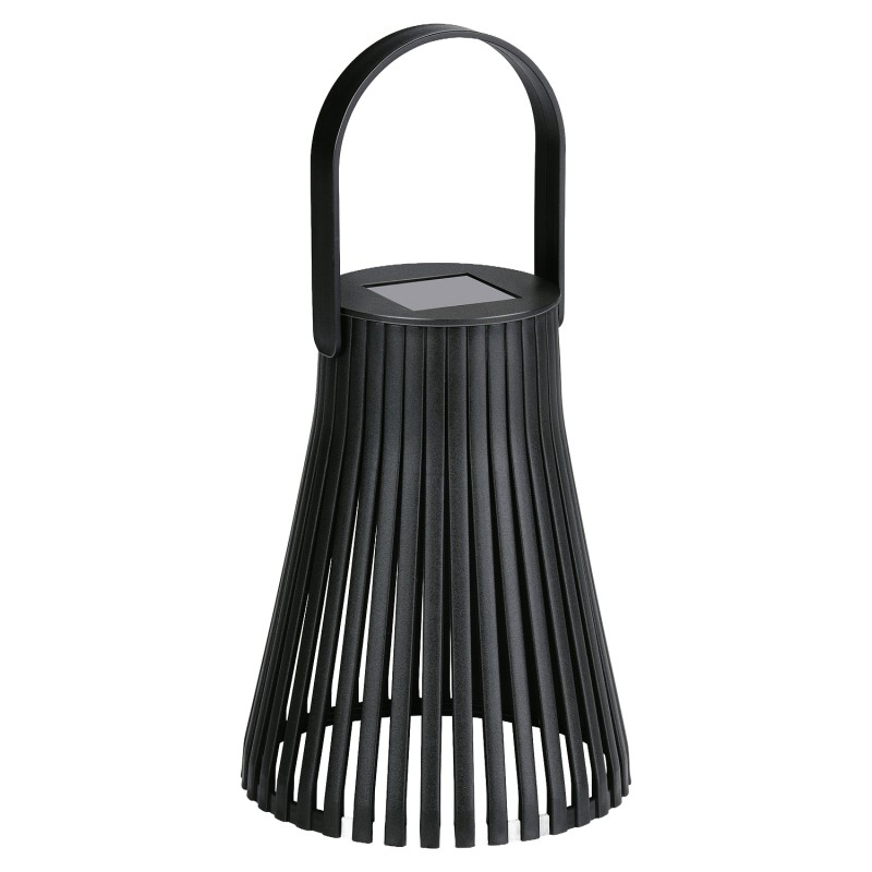 Ηλιακό Φανάρι Ηλιακό Μαύρο Φ11x14-21cm ARTI CASA